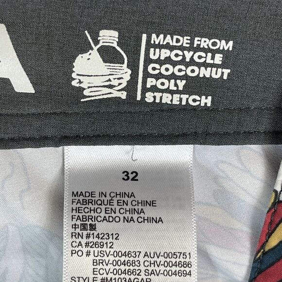 Vissla Short Mens 32 Multicolor Swim Trunk‎ Board Shorts Pocket Adult - Picture 8 of 12